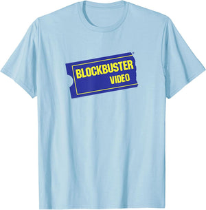 Blockbuster Vintage Ticket Logo Retro Video Rental Store