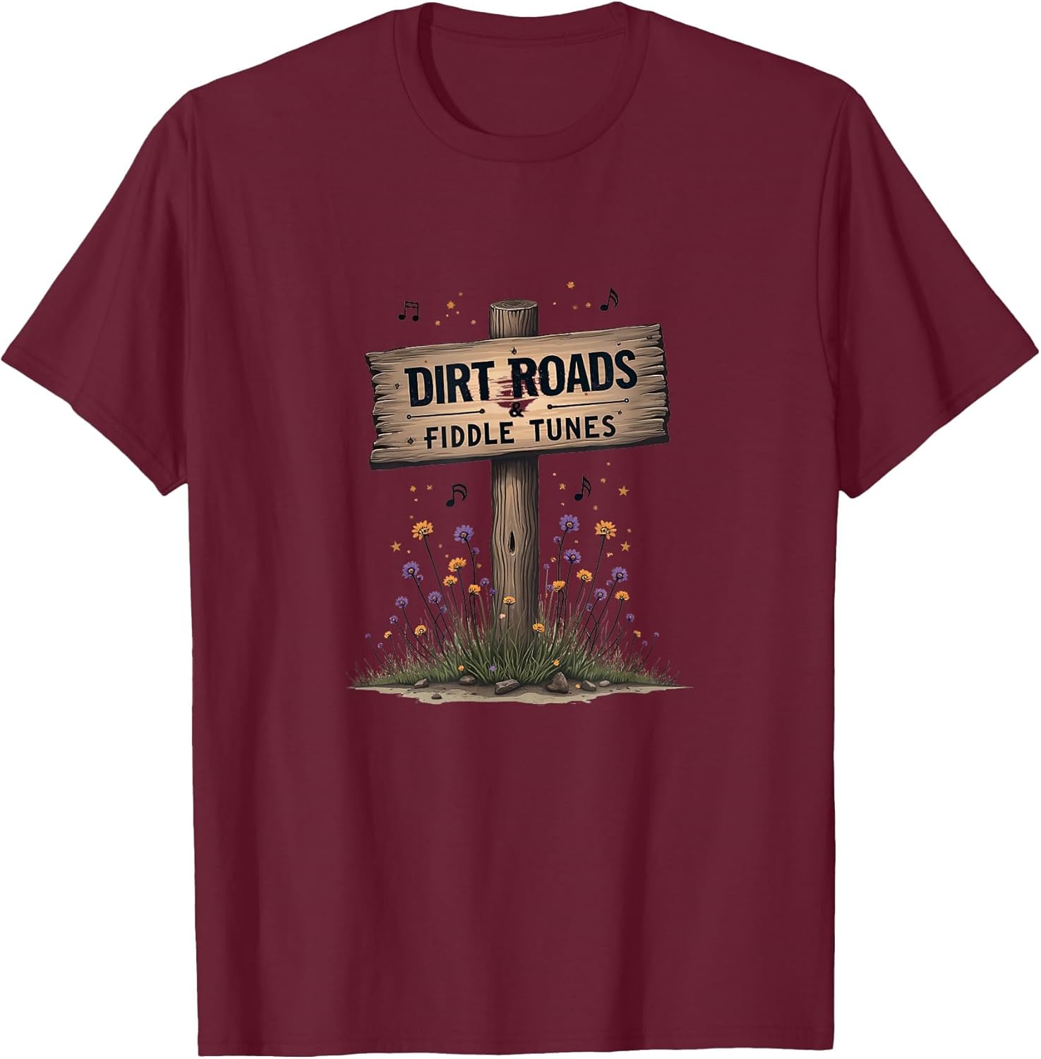 Dirt Roads and Fiddle Tunes Country Music Design