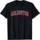 Arlington Massachusetts MA Vintage Sports Design Red Design
