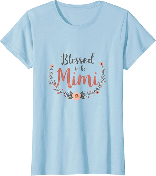 Blessed to be Mimi Grandma Love Design