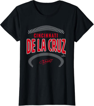 Elly De La Cruz Cincinnati Name & Number (Front & Back)