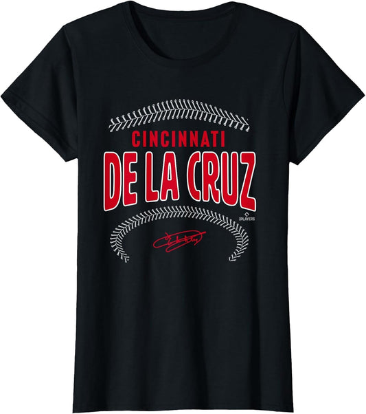 Elly De La Cruz Cincinnati Name & Number (Front & Back)