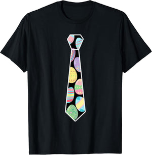 Colorful Neck Tie with Easter Eggs Easter