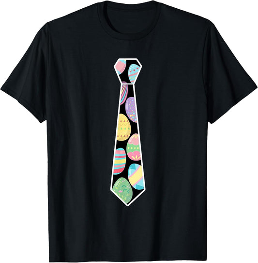 Colorful Neck Tie with Easter Eggs Easter