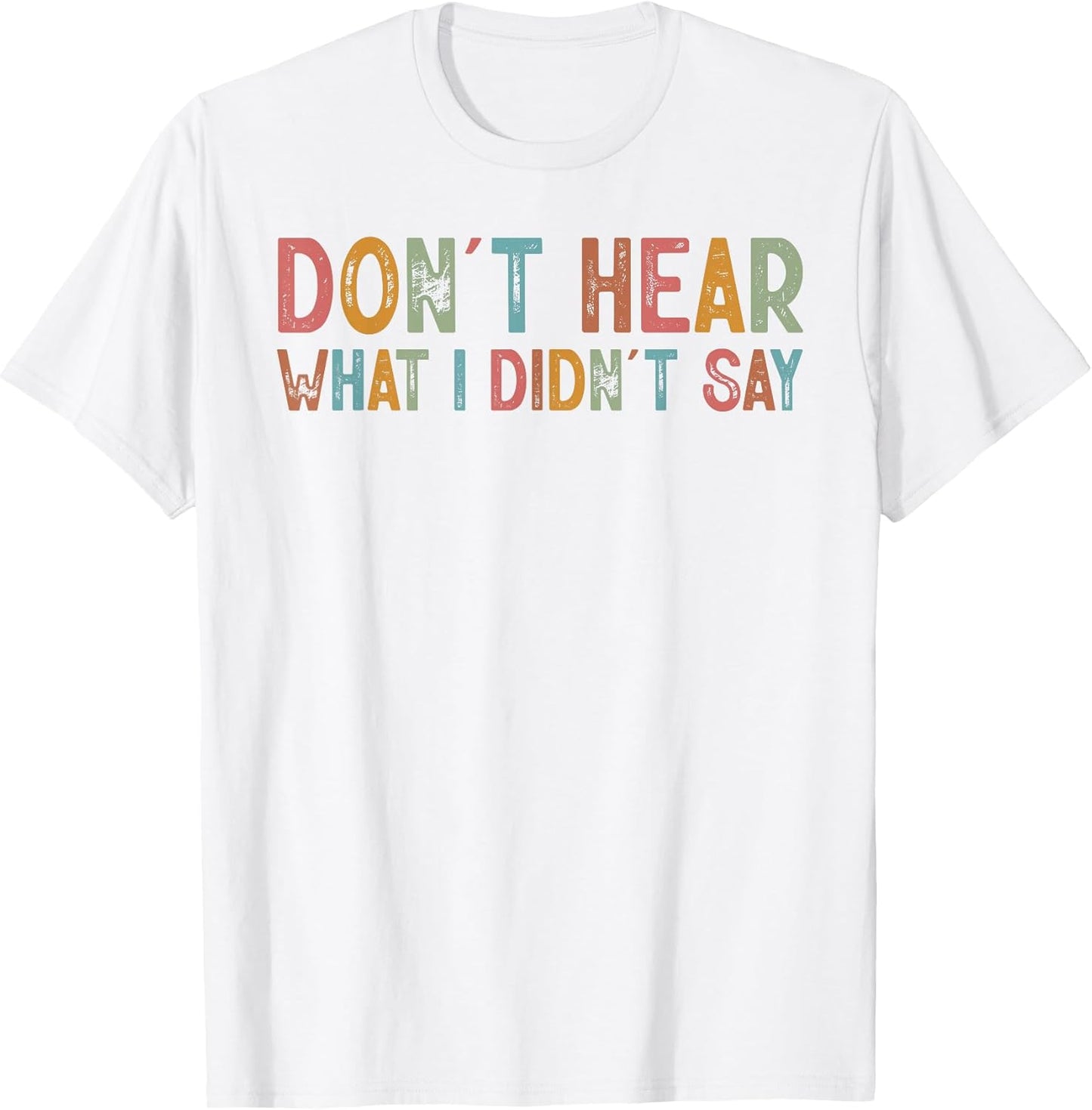 Don't Hear What I Didn't Say Minimalist Autism Awareness