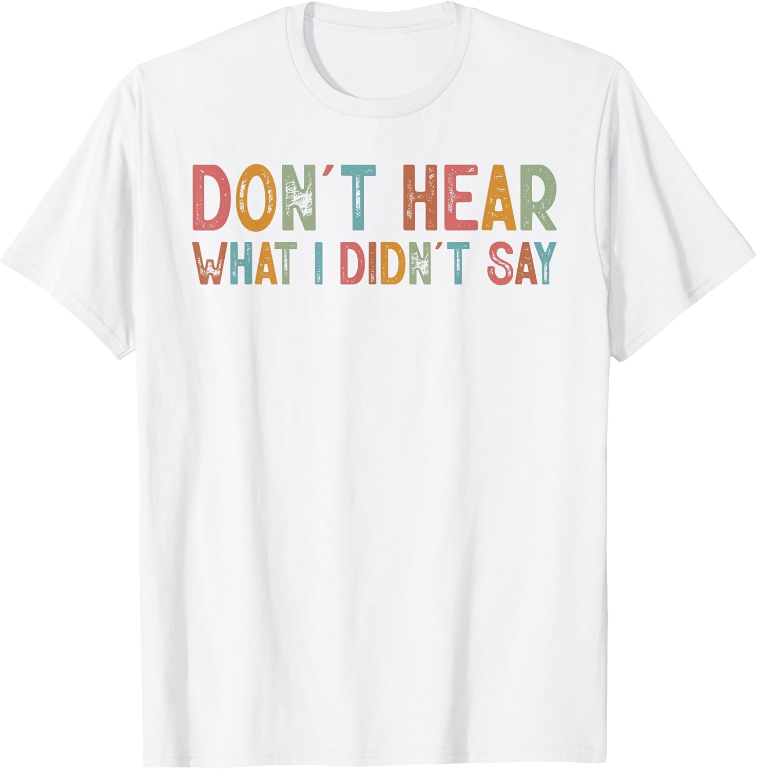 Don't Hear What I Didn't Say Minimalist Autism Awareness
