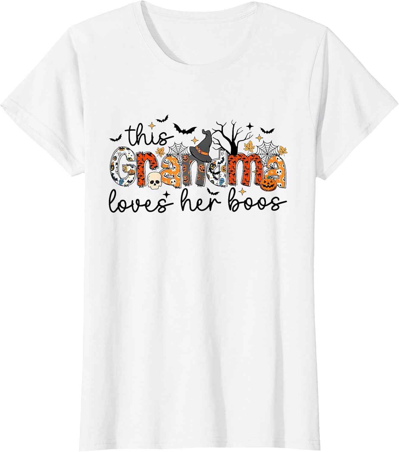 This Grandma Loves Her Boos Halloween Spooky Family Matching