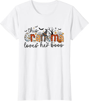 This Grandma Loves Her Boos Halloween Spooky Family Matching