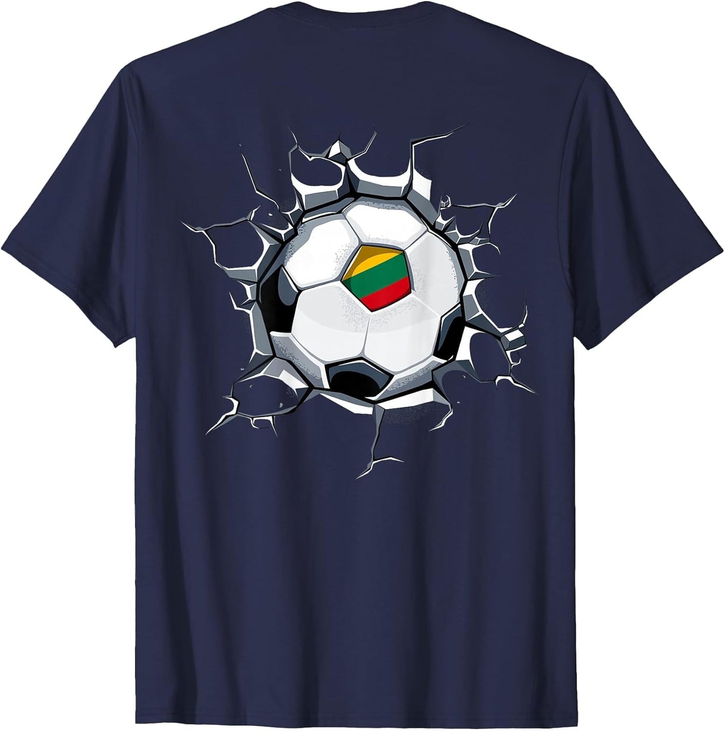 Lithuania Soccer Fans Jersey Proud Lithuanian Football Lover