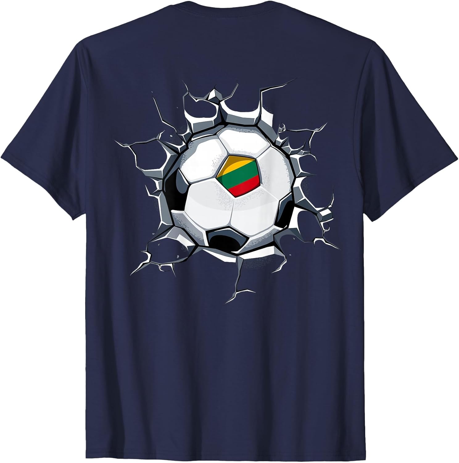 Lithuania Soccer Fans Jersey Proud Lithuanian Football Lover