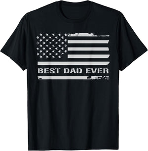 Best Dad Ever American Flag Shirt for Grandpa