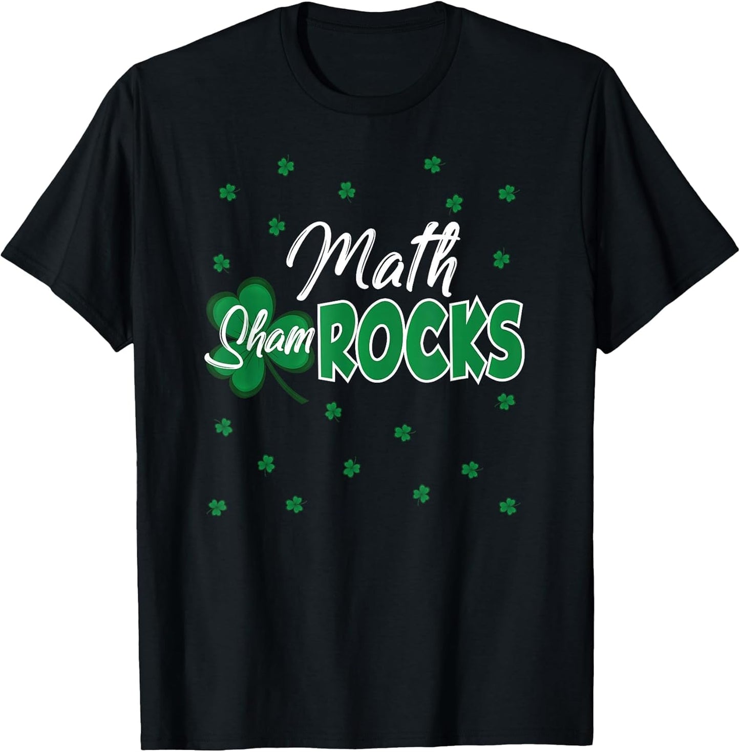 Math Shamrocks St. Patrick's Day School Shirt