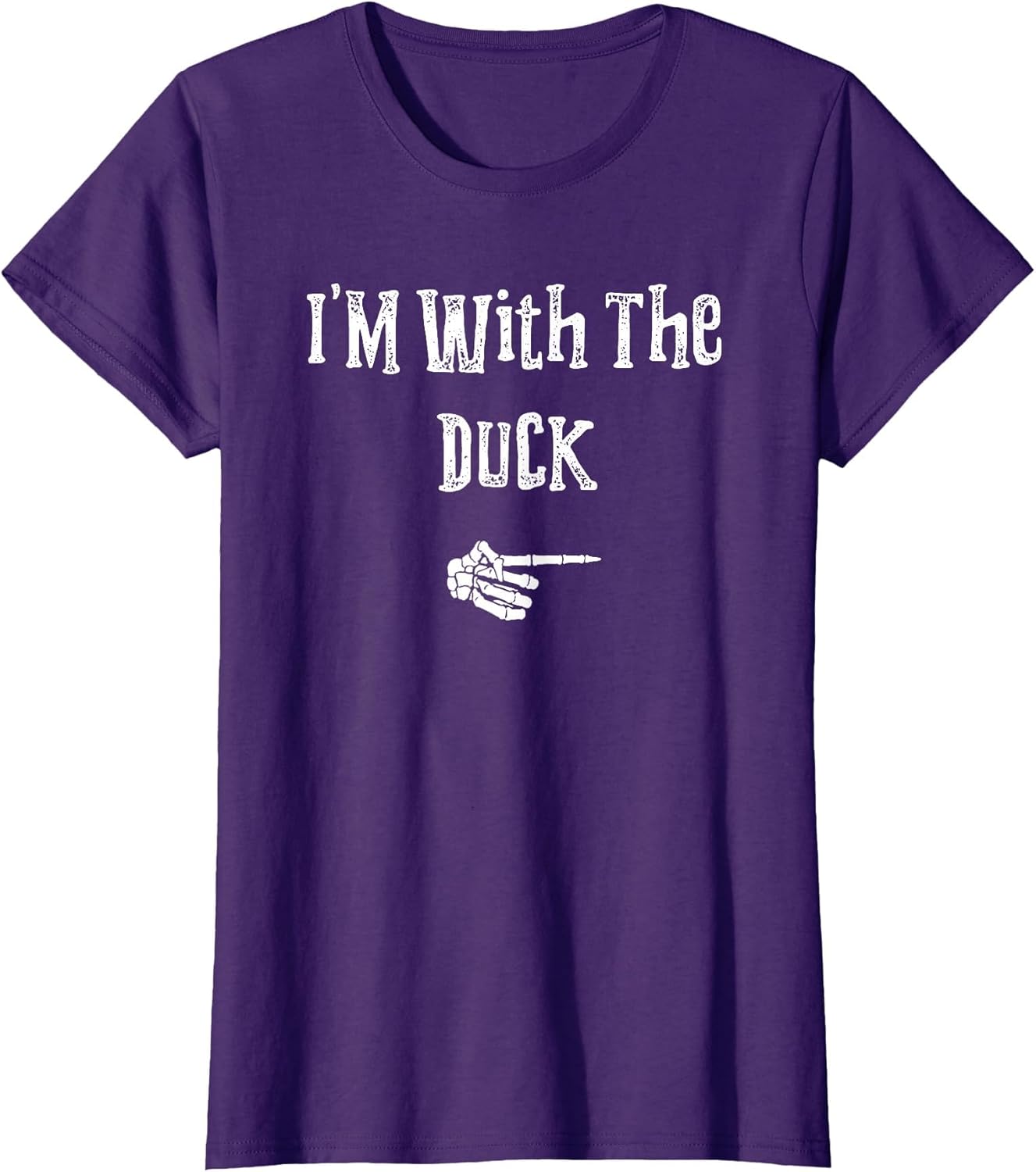 I'm with Duck Halloween Costume Funny Couples Matching