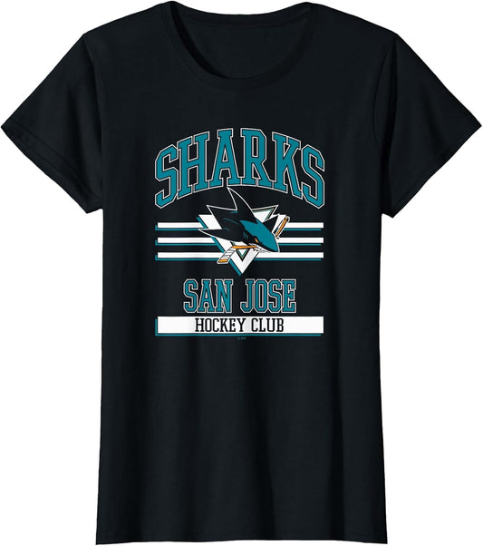 San Jose Sharks Hockey Club Black Officially Licensed
