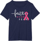 Faith Over Fear Breast Cancer Awareness Pink Ribbon