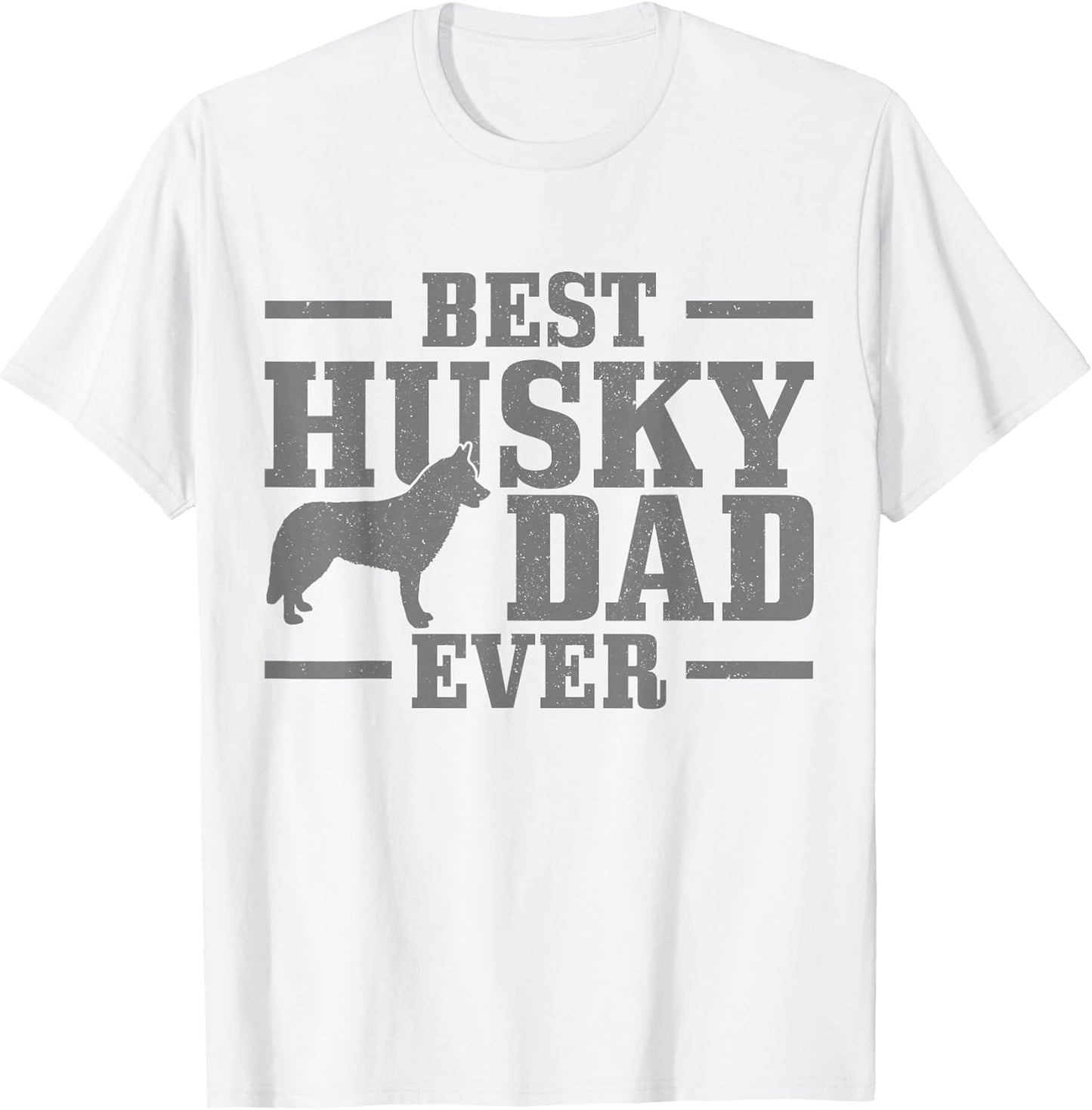 Best Husky Dad Ever Funny Dog Owner Vintage Husky