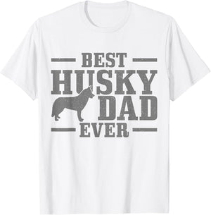 Best Husky Dad Ever Funny Dog Owner Vintage Husky