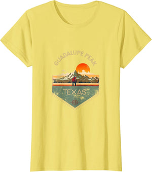Guadalupe Peak Retro Vintage Hiking Apparel - Souvenir