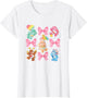 Care Bears Cute Bears Bows Group Shot Pastel Color Big Logo