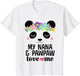 Kids Nana and Pawpaw Love Me Grandchild Panda