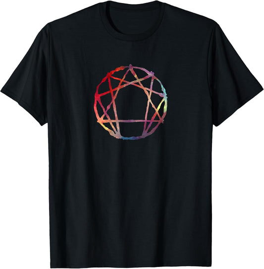 Enneagram Symbol in Watercolor