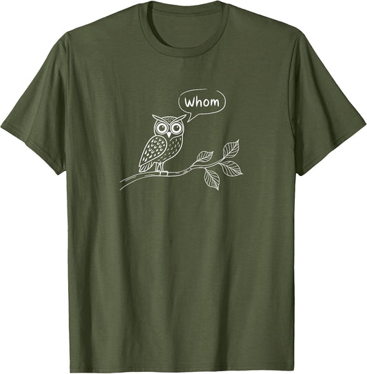 Grammar Owl - Whom? - Funny