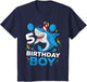 Kids 5th Birthday Boy Shark Ocean Theme Party 5 Years Old for Boy