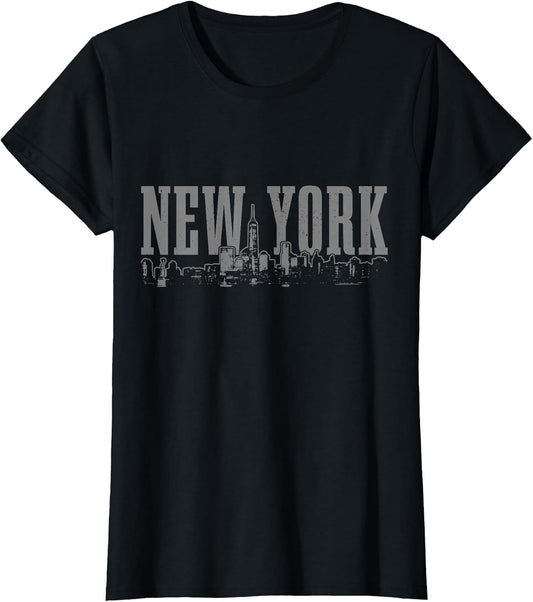New York City Skyline NY Vintage NYC