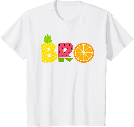 Funny Brother Fruitarian Lover Summer Boys Fruit Slice