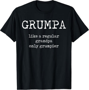 Grumpa Definition: Funny Grandpa Sarcastic Grumpy Old Man