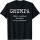Grumpa Definition: Funny Grandpa Sarcastic Grumpy Old Man