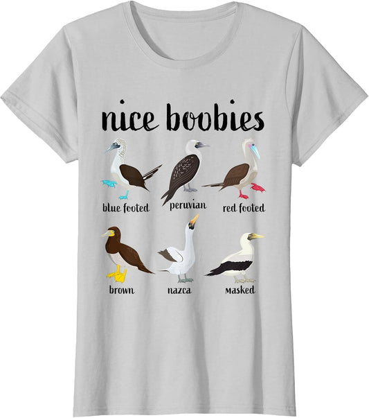 Nice Boobies Funny Booby Birds Birdwatching Ornithology