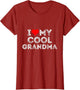 I Love My Cool Grandma Heart