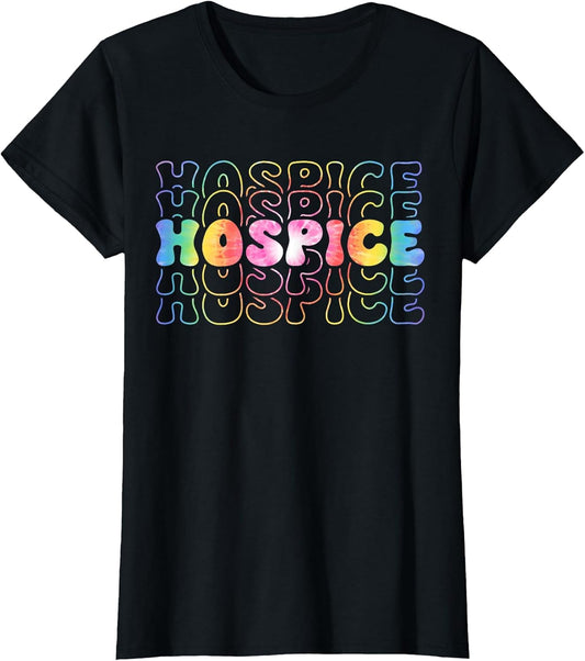 Funny Cute Tie Dye Hospice Nurse Life Hospice Squad
