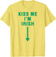 KISS ME I'm Irish with Crotch Pointing Arrow
