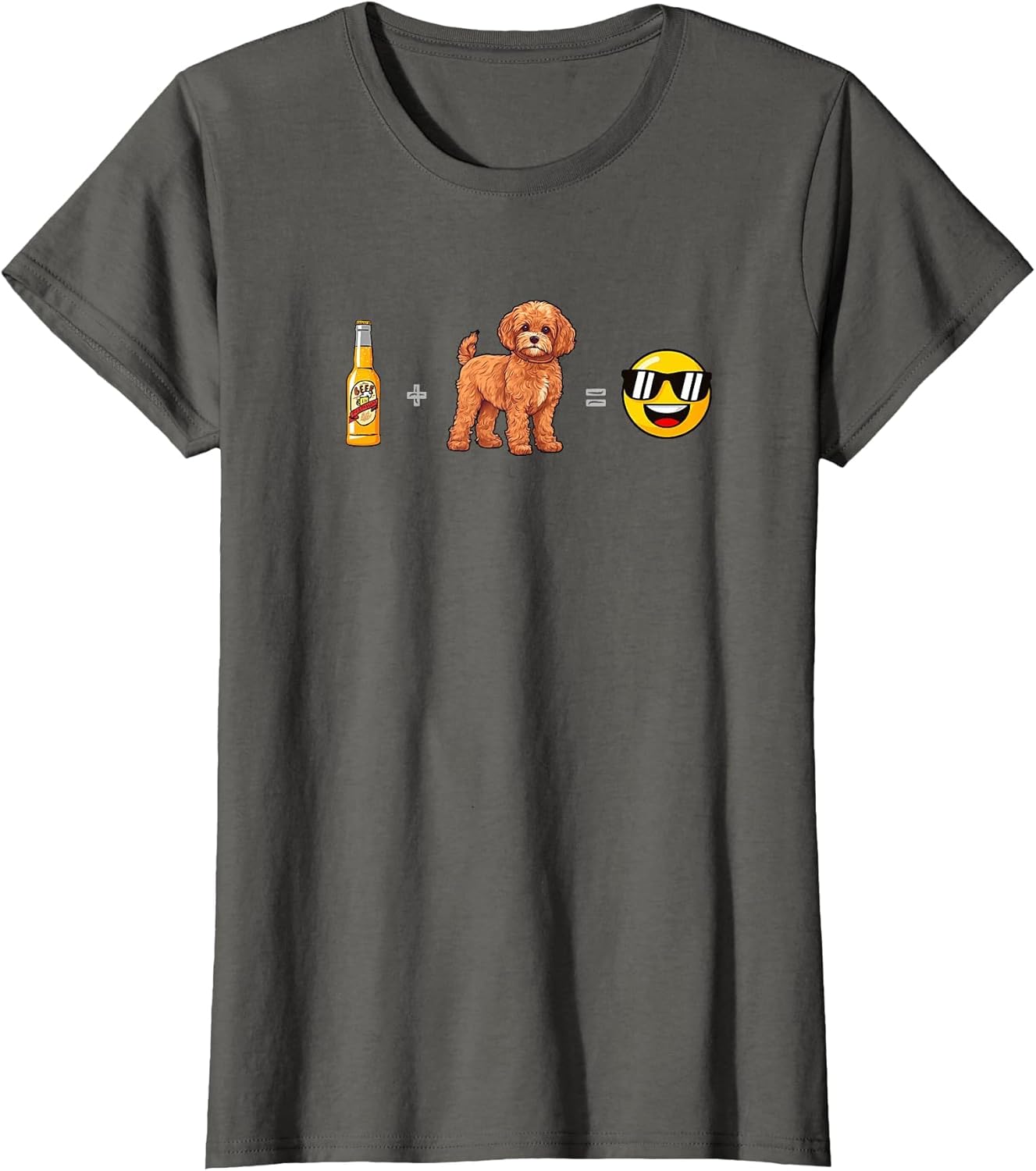 Cavapoo + Beer Dog Dad Happy Men Pet Lover