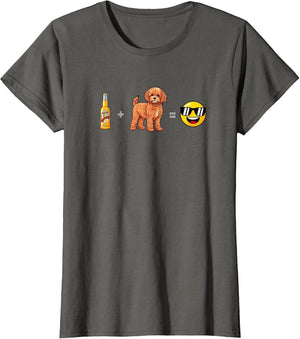 Cavapoo + Beer Dog Dad Happy Men Pet Lover