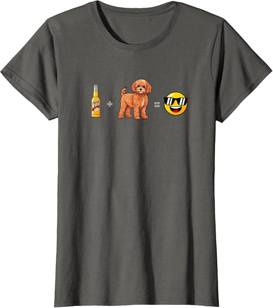 Cavapoo + Beer Dog Dad Happy Men Pet Lover