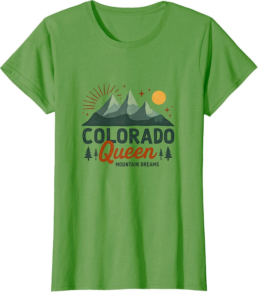Colorado Queen Mountain Dreams Graphic Design