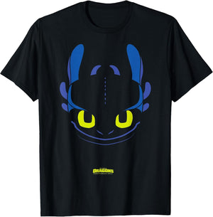 DreamWorks Dragons Toothless Night Fury Big Face Costume