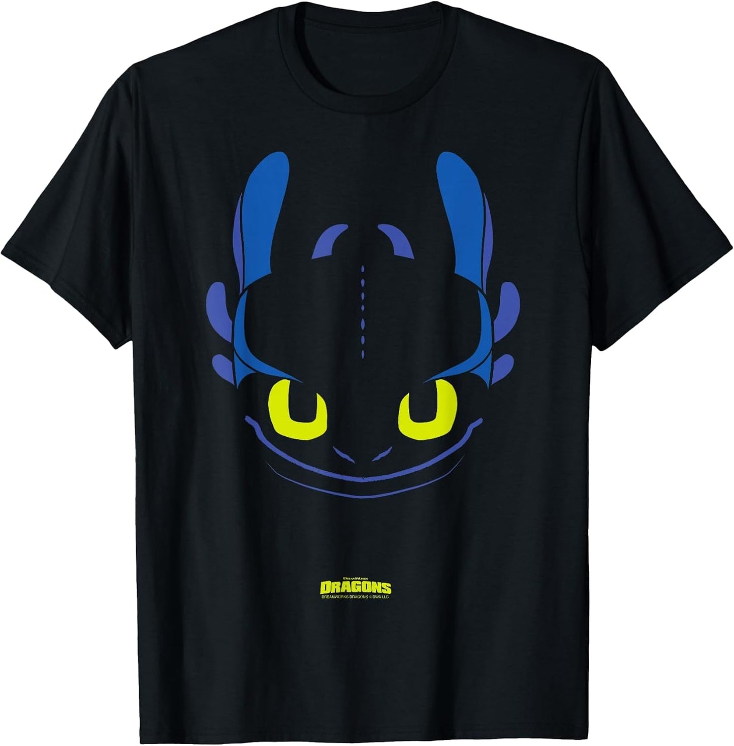 DreamWorks Dragons Toothless Night Fury Big Face Costume
