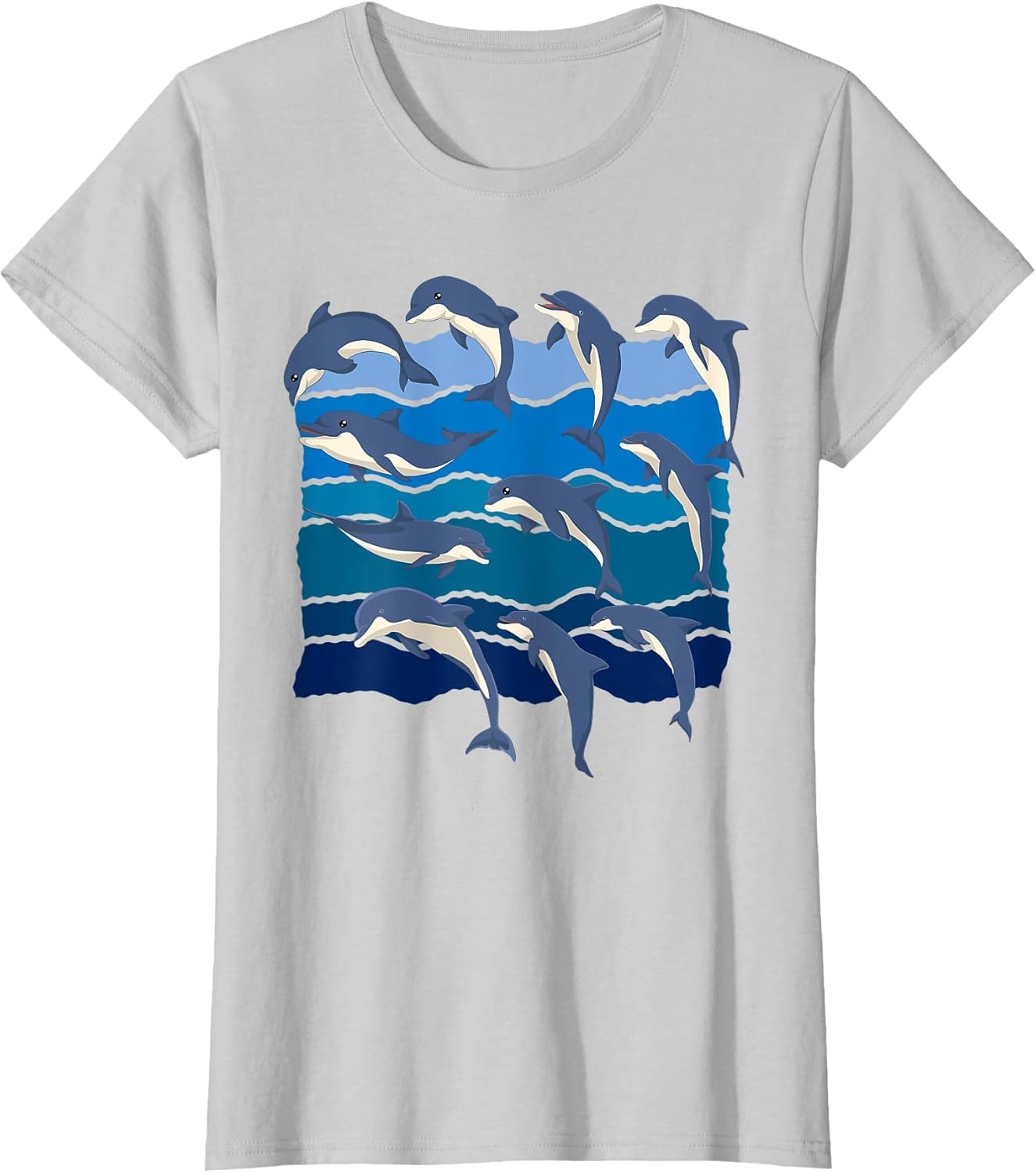 Ocean Dolphins Sea Animal Lover Waves Dolphin