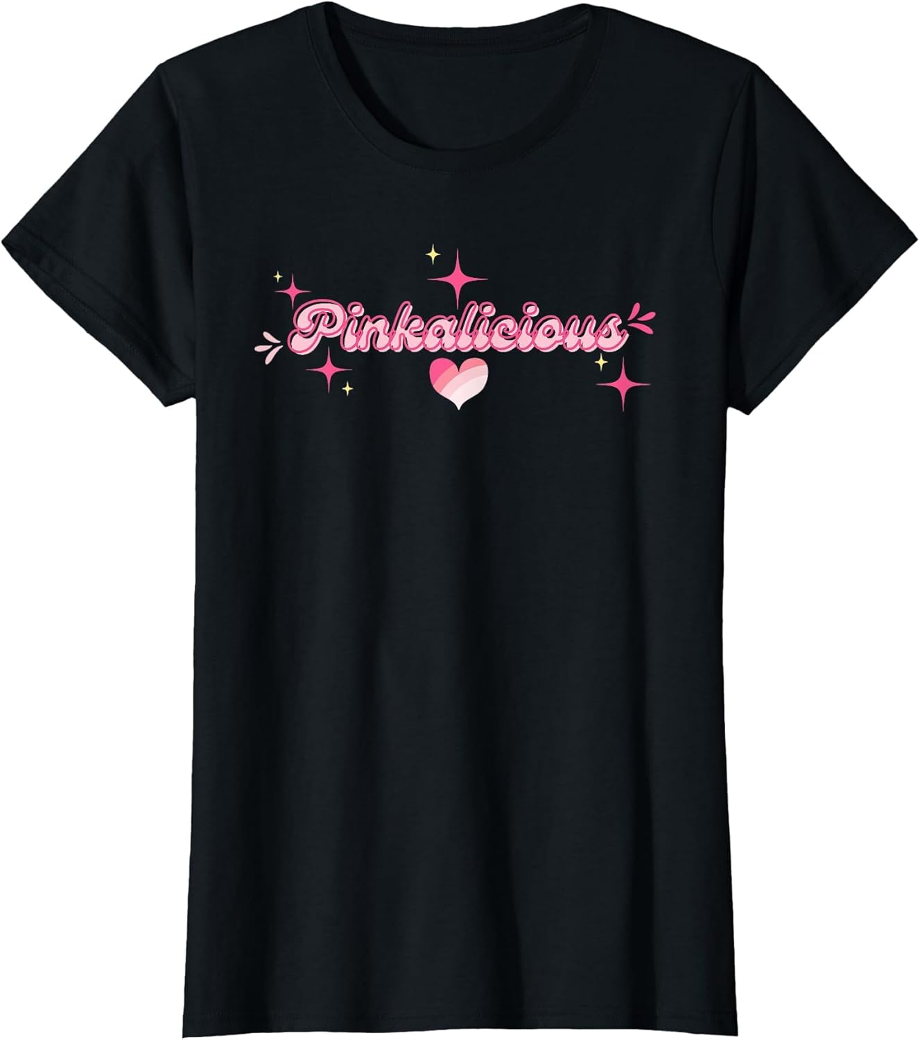 Pinkalicious Retro Pink Heart and Stars