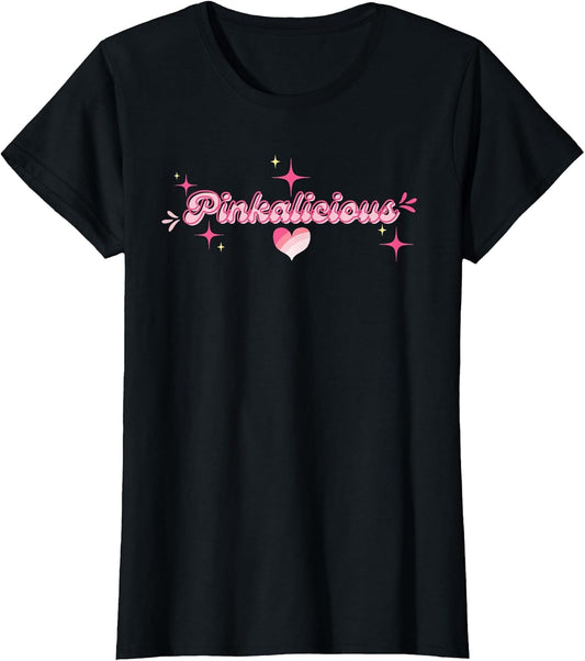 Pinkalicious Retro Pink Heart and Stars
