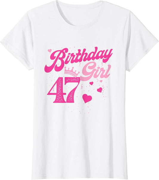 47th Birthday Girl Crown 47 Years Old Bday