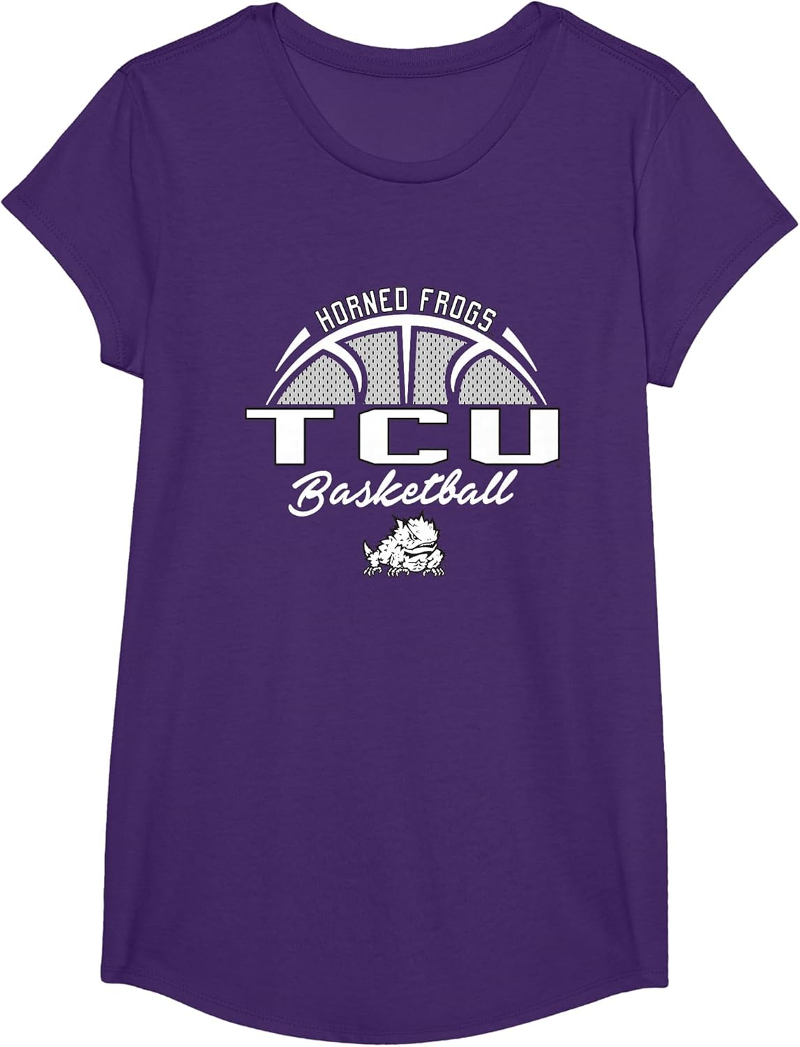 TCU Horned Frogs Basketball Swish Purple Officially Licensed