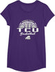 TCU Horned Frogs Basketball Swish Purple Officially Licensed
