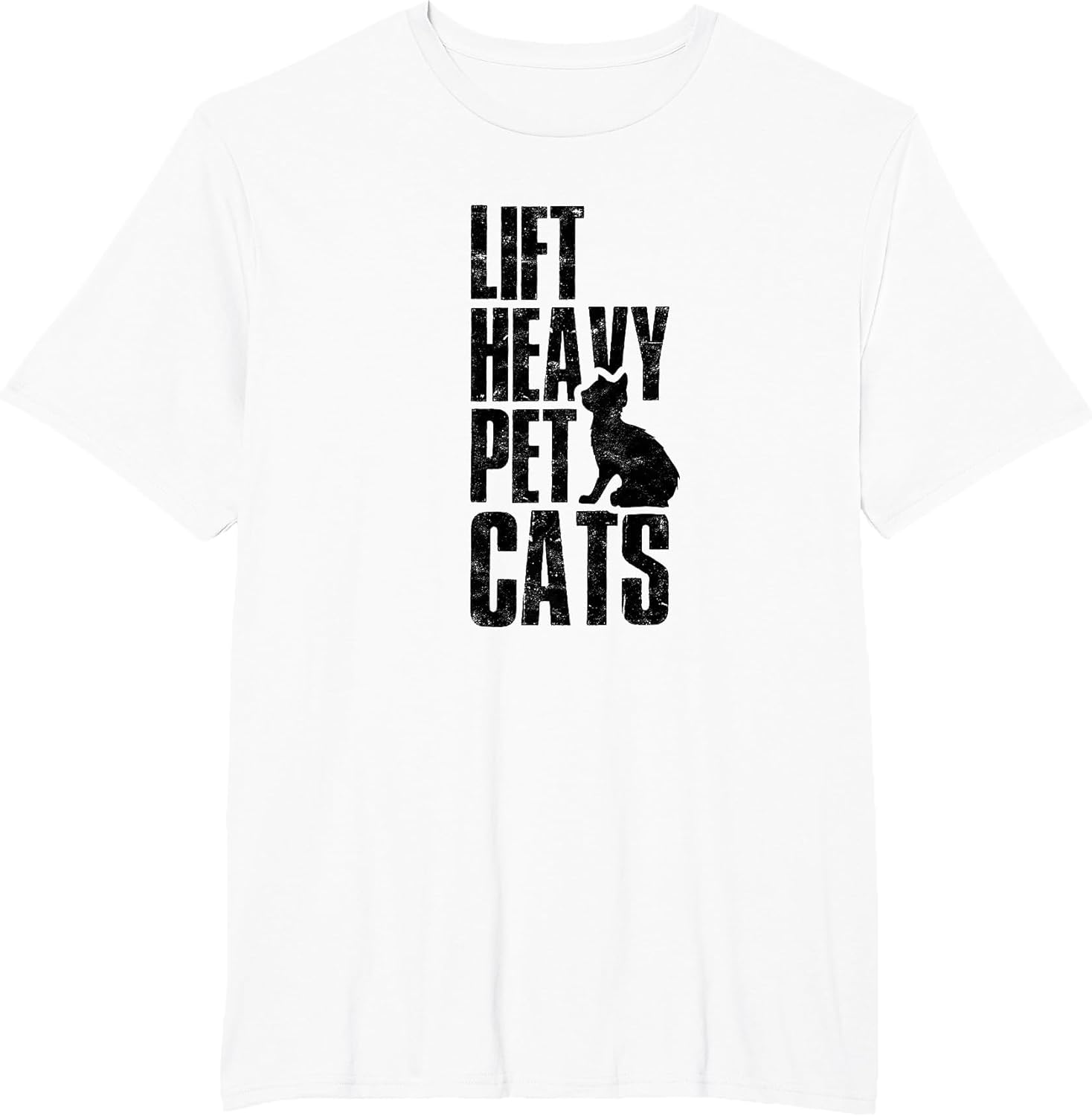 Lift Heavy Pet Cats Funny Gym Workout - Gym Deadlifting Abs