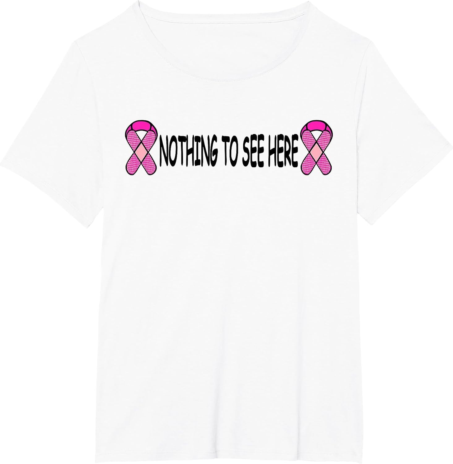 Breast Cancer Nothing to See Here Mastectomy Funny Shirt