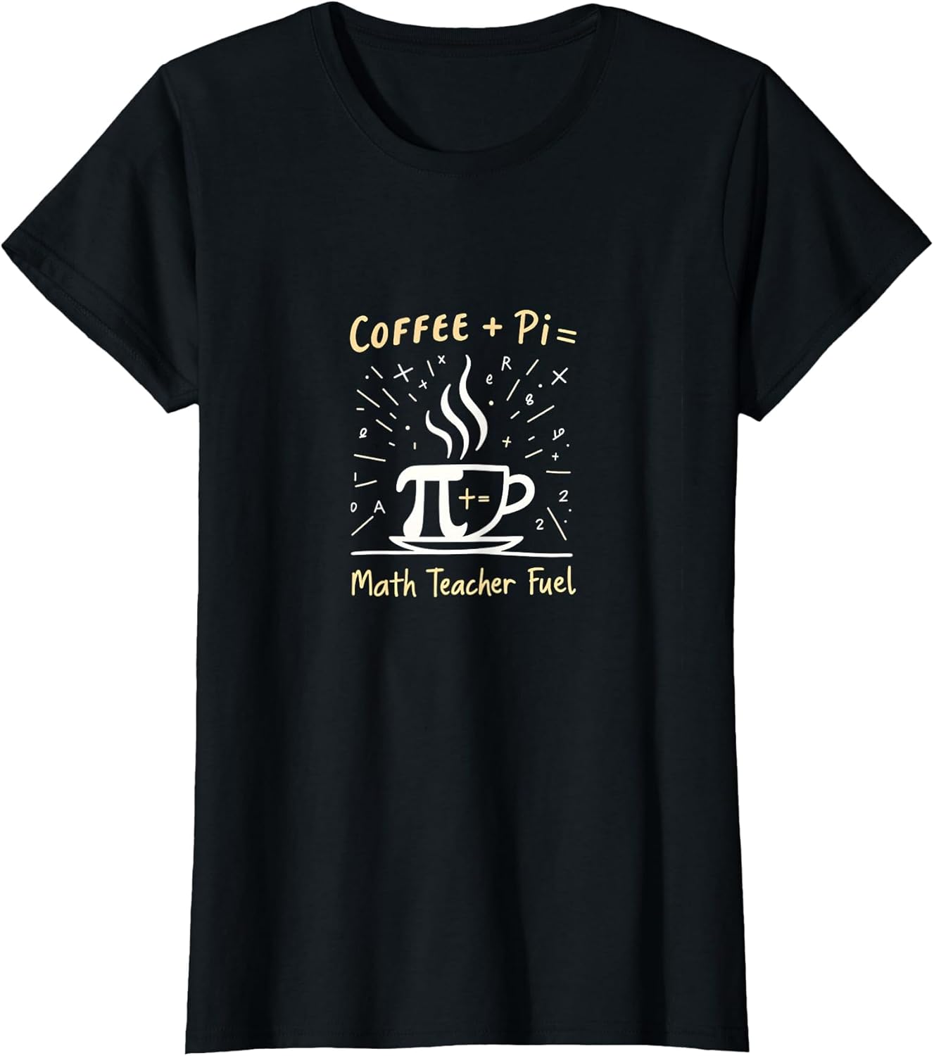 Math Teacher Coffee + Pi Fuel Equation Humor Gift